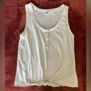 Old Navy Front-Tie Summer Tank Top, White